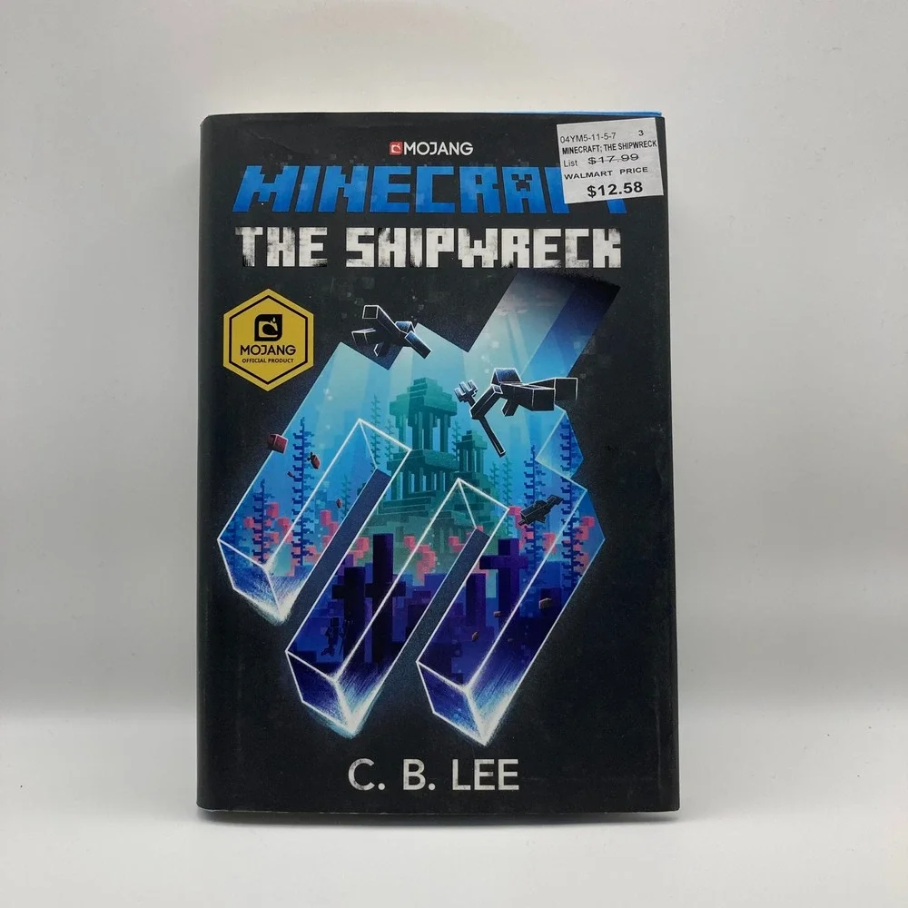 Minecraft The Shipwreck Novel by C.‎ B. Lee Hardcover Mojang Official Product